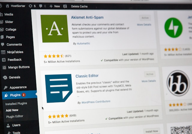 gambar plugin yang wajib diinstall di wordpress