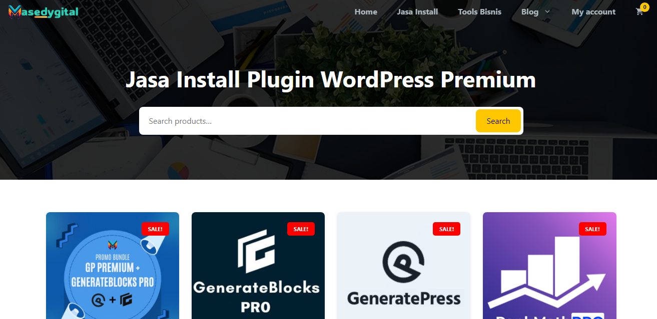 Gambar Jasa Install Plugin WordPress Premium